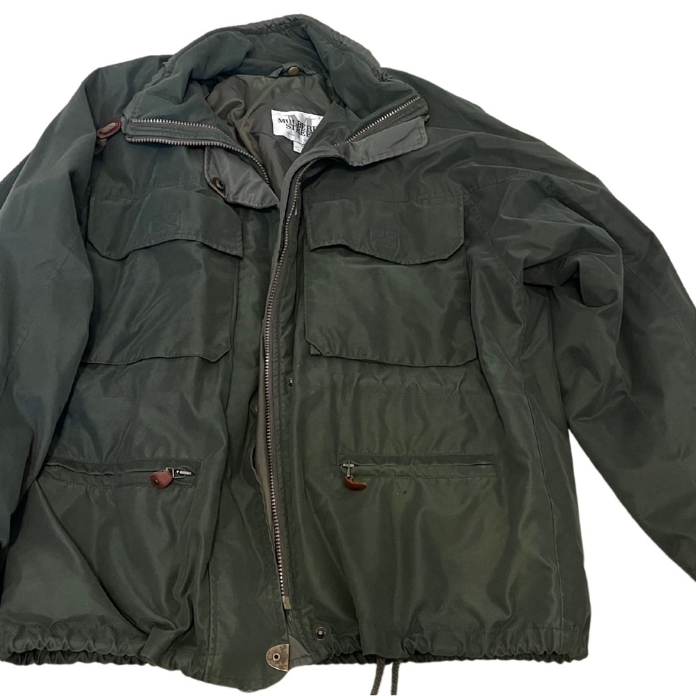 VINTAGE | Mulberry Street Army Green Jacket